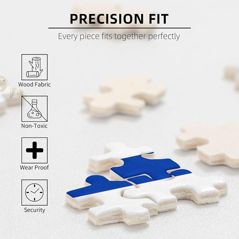 أوروغواي علم 500 قطعة لغز للأشخاص البالغين ديكور المنزل 20.4 × 15 بوصة - Image 5